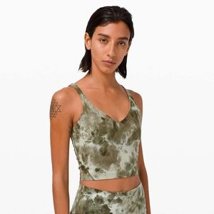Lululemon Align Tank diamond dye green